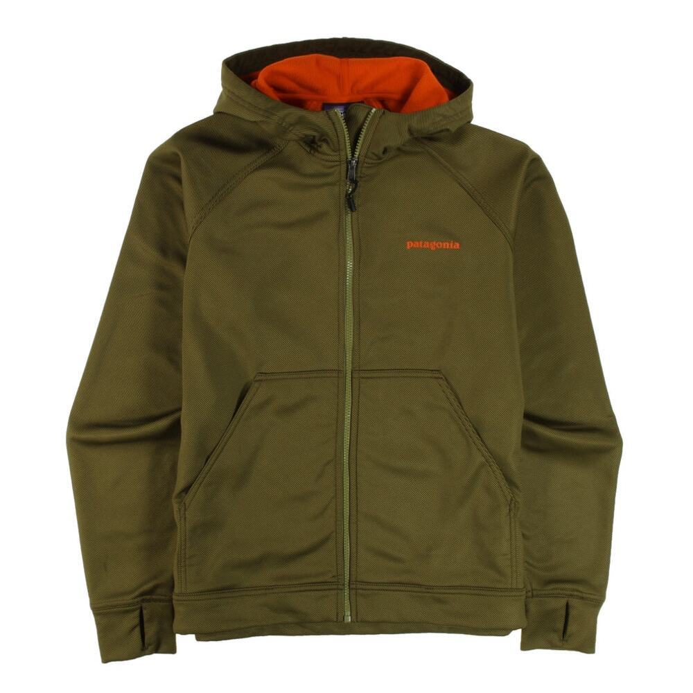 Patagonia Men's Slopestyle Hoody small olive green full zip gorpcore textured